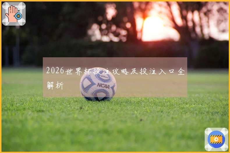 2026世界杯投注攻略及投注入口全解析